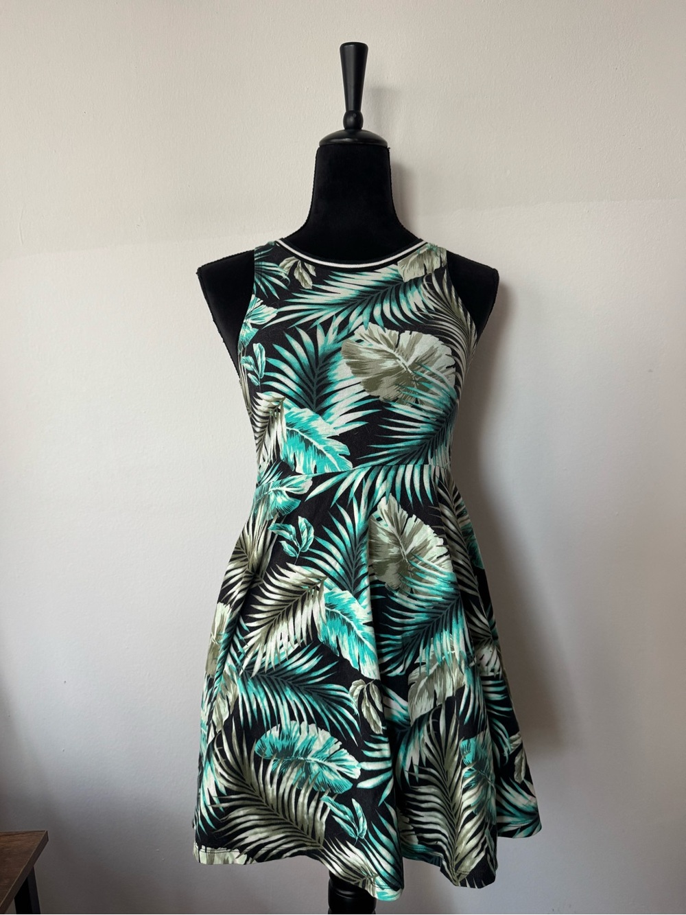 VS Pink Tropical Halter Dress